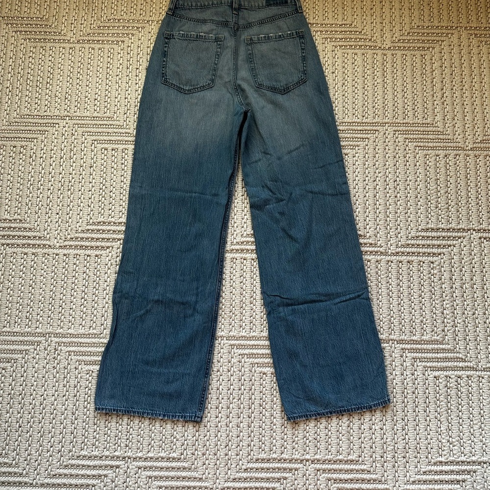 Hollister Blue Wide Leg Flare Jeans - Picture 7 of 13